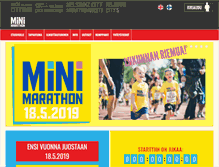 Tablet Screenshot of minimarathon.fi